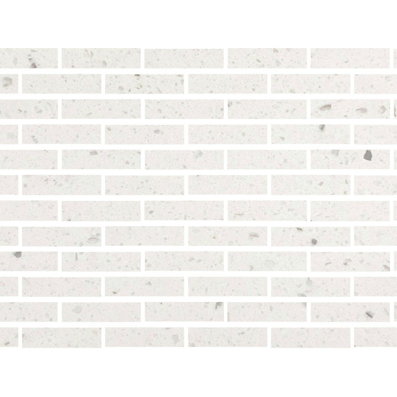 Special Cut | 2x8 Terrazzo Silver Marble Polished Tile Special Cut | 2x8 Terrazzo Silver Marble Polished Tile - American Tile Depot