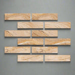Special Cut | 2x8 Valencia Travertine Filled & Honed Tile Special Cut | 2x8 Valencia Travertine Filled & Honed Tile - American Tile Depot