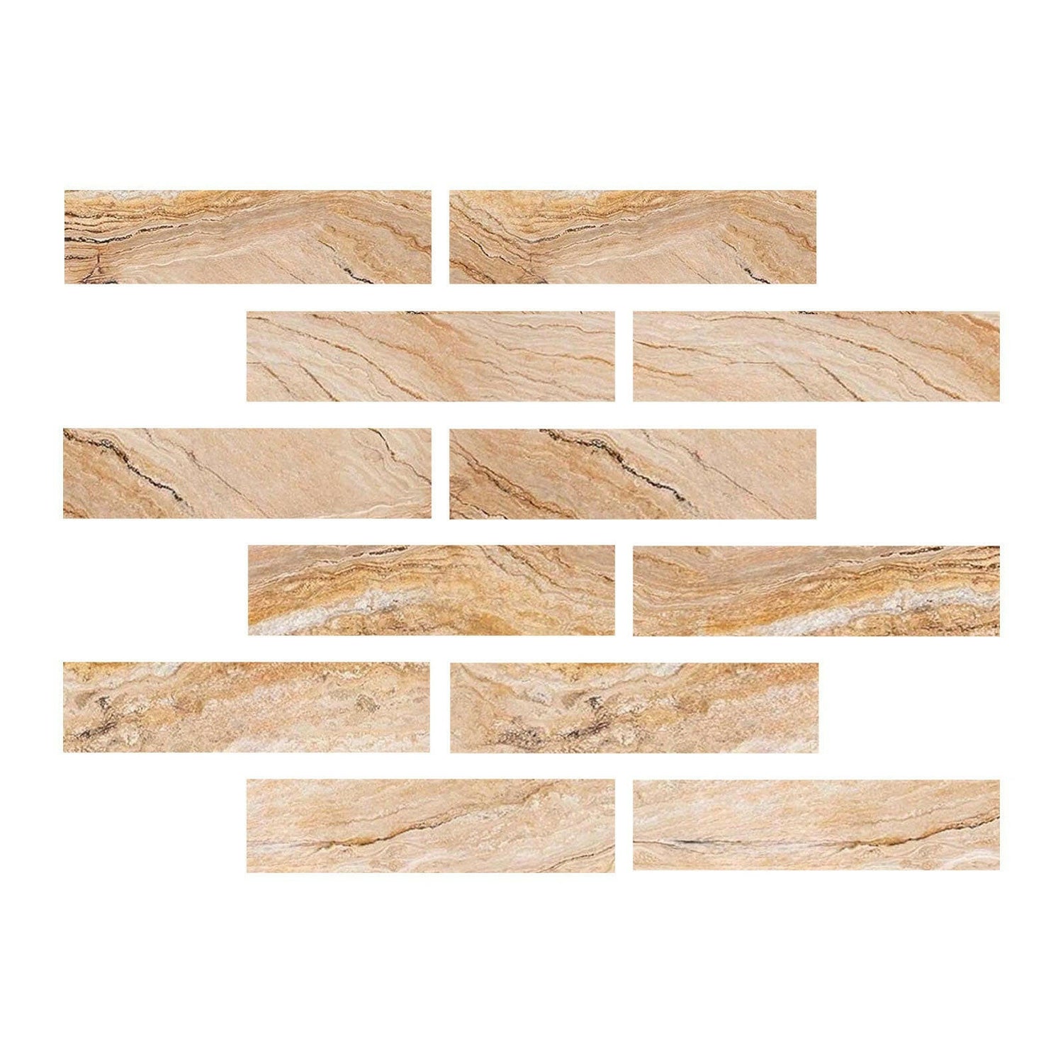 Special Cut | 2x8 Valencia Travertine Filled & Honed Tile Special Cut | 2x8 Valencia Travertine Filled & Honed Tile - American Tile Depot