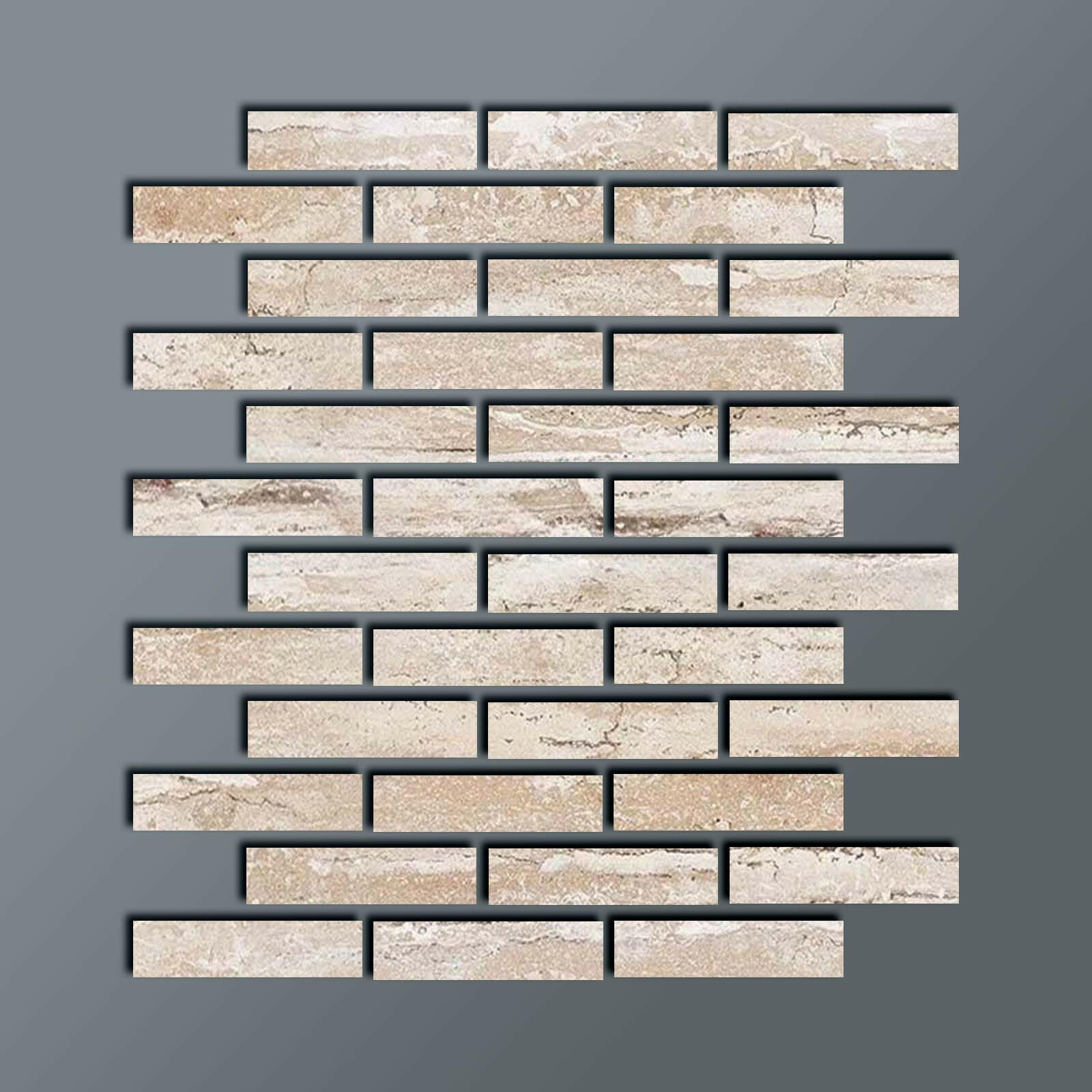 Special Cut | 2x8 Valerenga Travertine Filled & Honed Tile Special Cut | 2x8 Valerenga Travertine Filled & Honed Tile - American Tile Depot