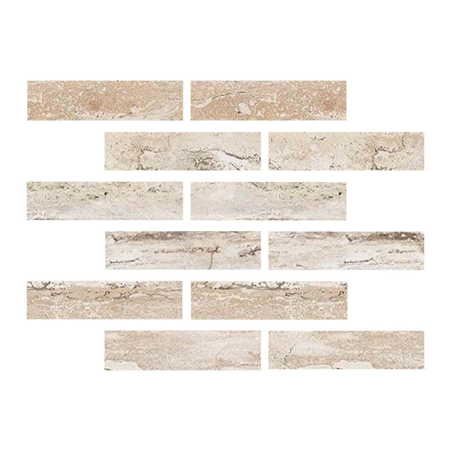 Special Cut | 2x8 Valerenga Travertine Filled & Honed Tile Special Cut | 2x8 Valerenga Travertine Filled & Honed Tile - American Tile Depot