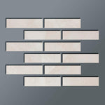 Special Cut | 2x8 White Pearl / Botticino Marble Polished Tile Special Cut | 2x8 White Pearl / Botticino Marble Polished Tile - American Tile Depot