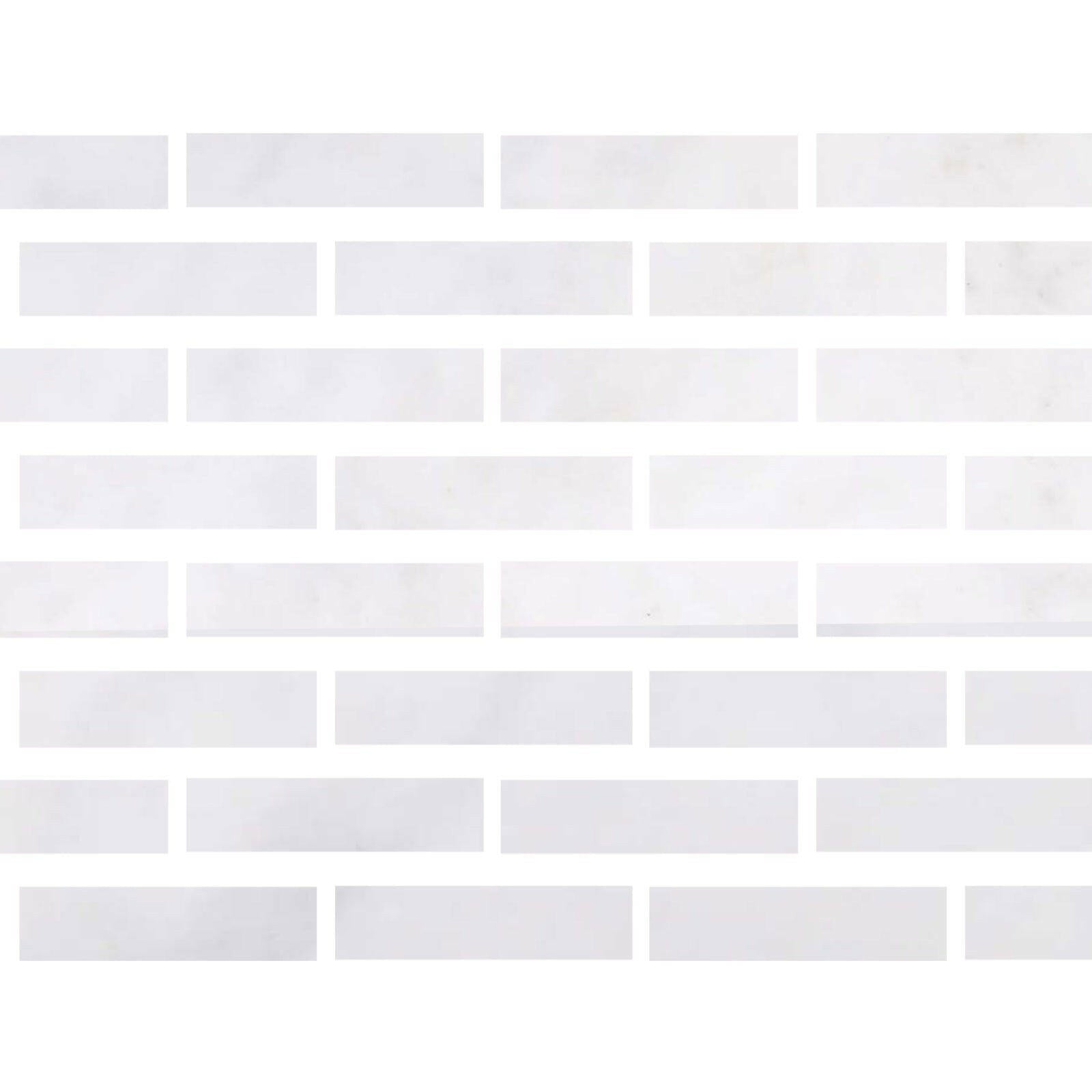 Special Cut | 3x12 Afyon White Marble Polished Tile Special Cut | 3x12 Afyon White Marble Polished Tile - American Tile Depot