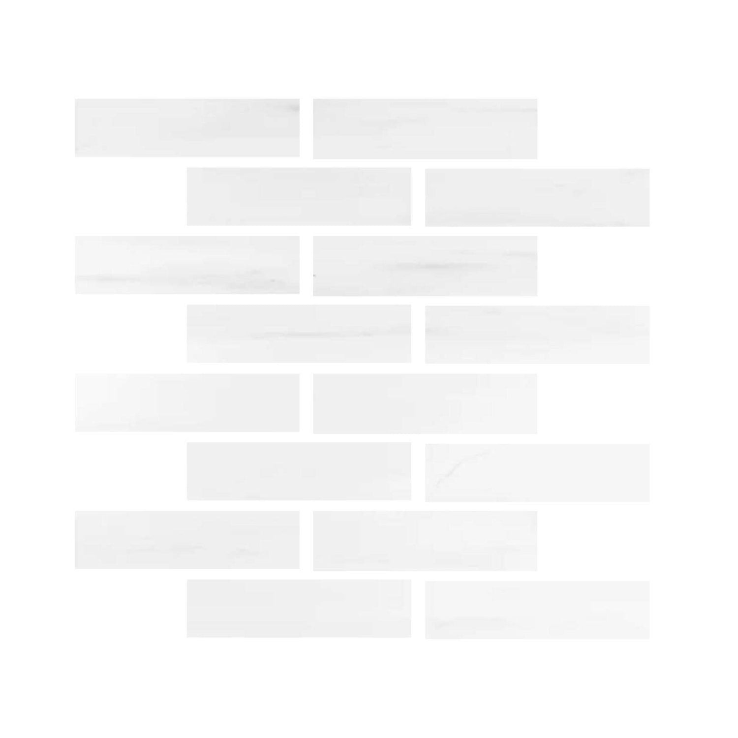 Special Cut | 3x12 Bianco Dolomite Polished Tile Special Cut | 3x12 Bianco Dolomite Polished Tile - American Tile Depot