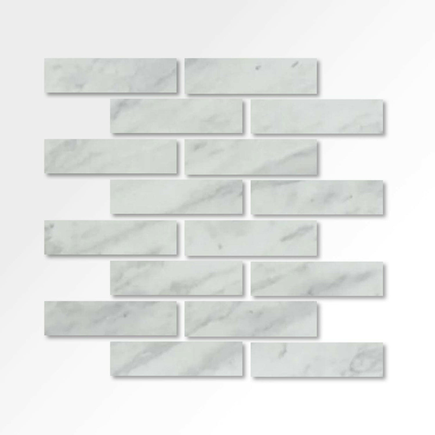 Special Cut | 3x12 Bianco Venatino Marble Honed Tile Special Cut | 3x12 Bianco Venatino Marble Honed Tile - American Tile Depot