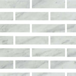 Special Cut | 3x12 Bianco Venatino Marble Honed Tile Special Cut | 3x12 Bianco Venatino Marble Honed Tile - American Tile Depot