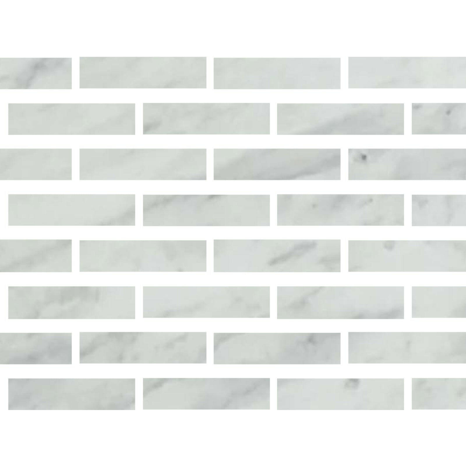 Special Cut | 3x12 Bianco Venatino Marble Honed Tile Special Cut | 3x12 Bianco Venatino Marble Honed Tile - American Tile Depot