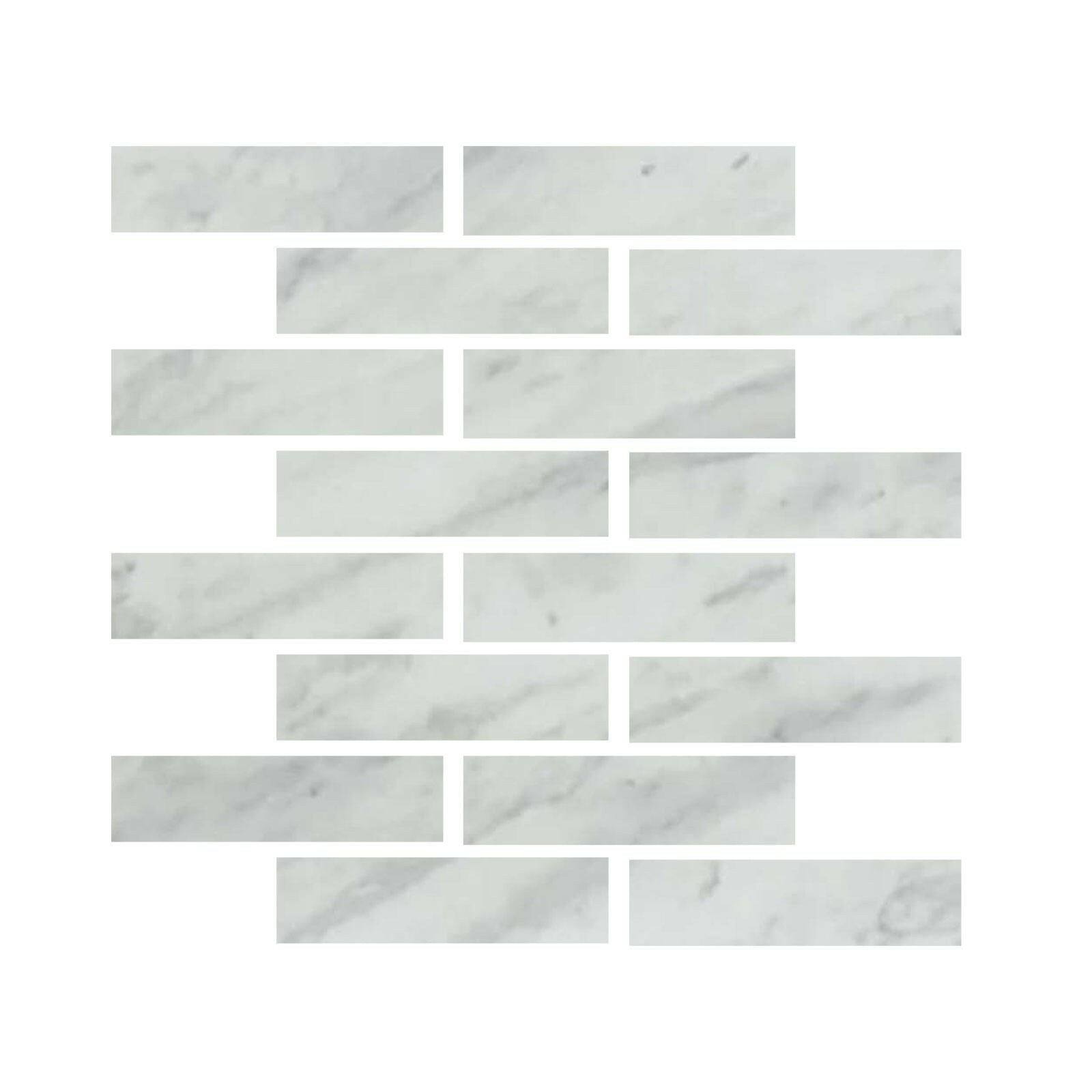 Special Cut | 3x12 Bianco Venatino Marble Honed Tile Special Cut | 3x12 Bianco Venatino Marble Honed Tile - American Tile Depot