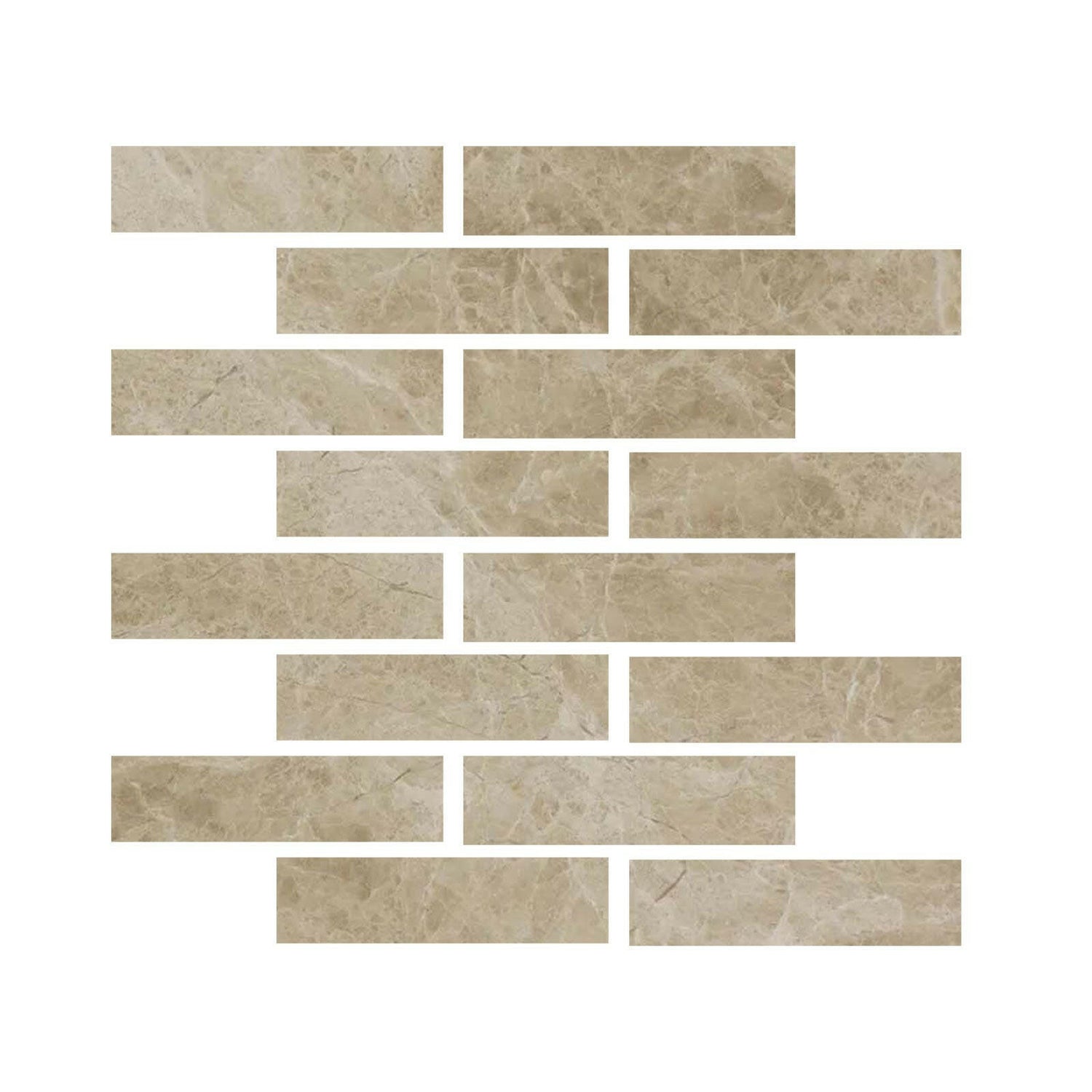Special Cut | 3x12 Cappuccino Marble Polished Tile Special Cut | 3x12 Cappuccino Marble Polished Tile - American Tile Depot