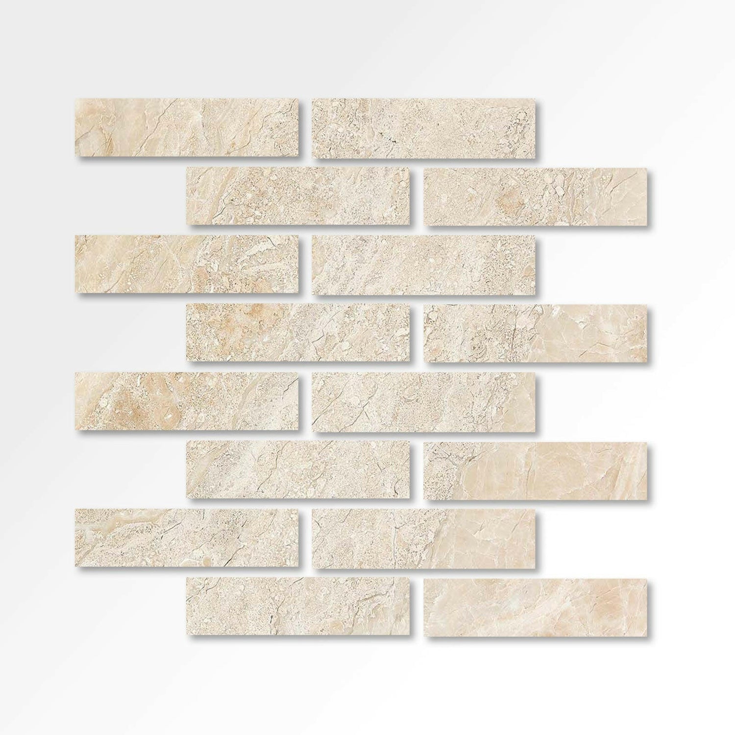 Special Cut | 3x12 Diano Royal (Queen Beige) Marble Honed Tile Special Cut | 3x12 Diano Royal (Queen Beige) Marble Honed Tile - American Tile Depot