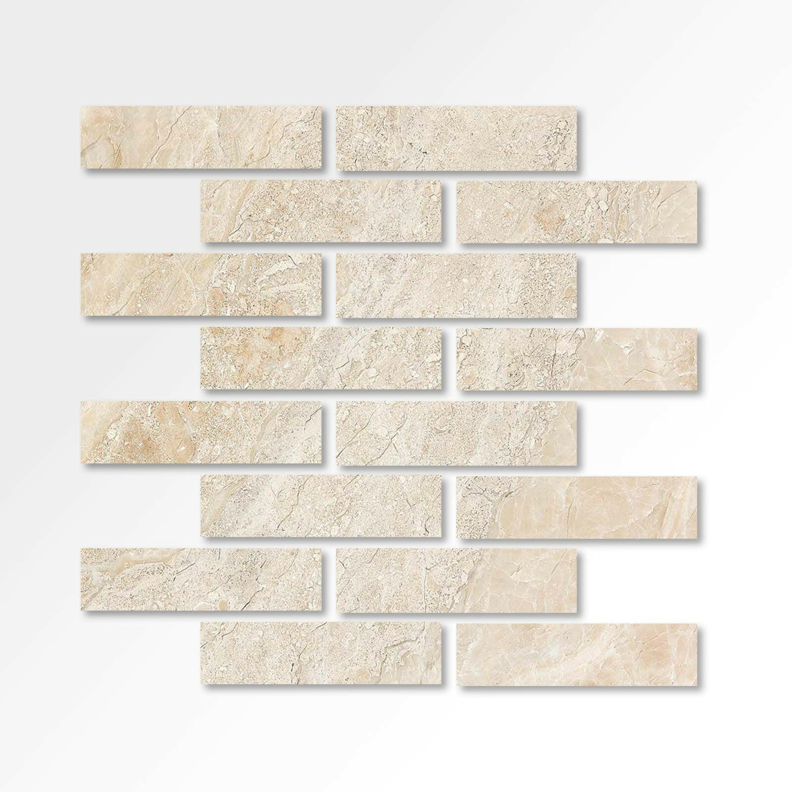 Special Cut | 3x12 Diano Royal (Queen Beige) Marble Honed Tile Special Cut | 3x12 Diano Royal (Queen Beige) Marble Honed Tile - American Tile Depot
