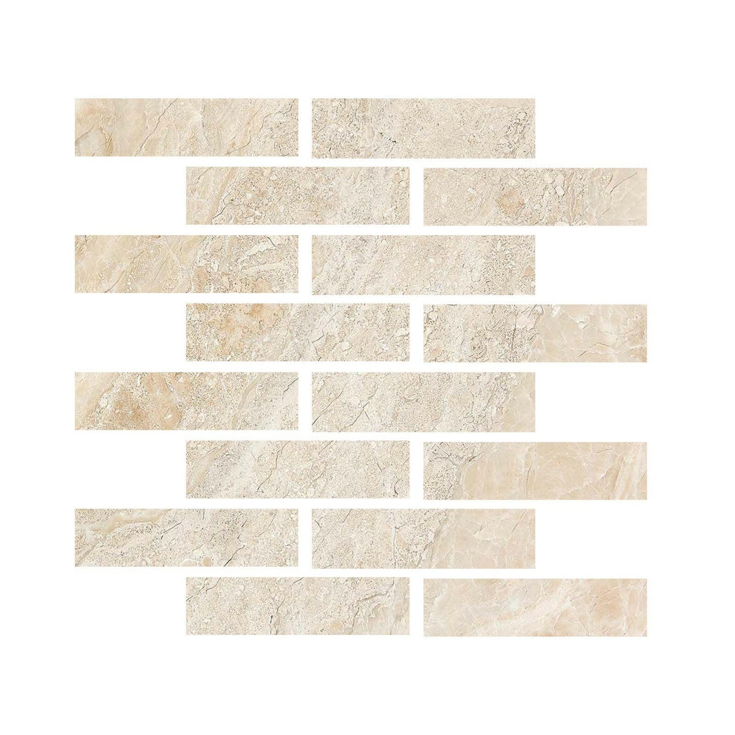 Special Cut | 3x12 Diano Royal (Queen Beige) Marble Honed Tile Special Cut | 3x12 Diano Royal (Queen Beige) Marble Honed Tile - American Tile Depot