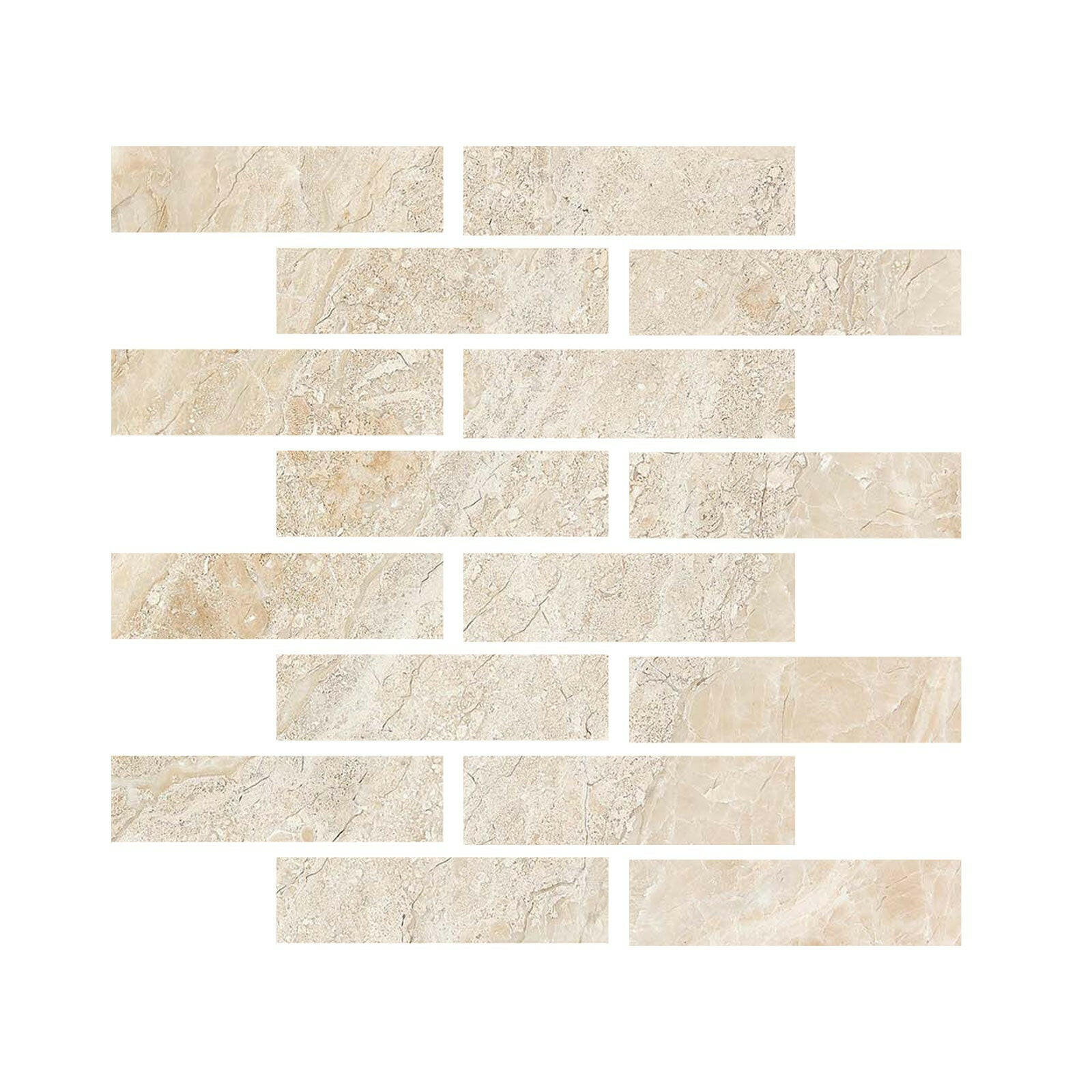 Special Cut | 3x12 Diano Royal (Queen Beige) Marble Polished Tile Special Cut | 3x12 Diano Royal (Queen Beige) Marble Polished Tile - American Tile Depot
