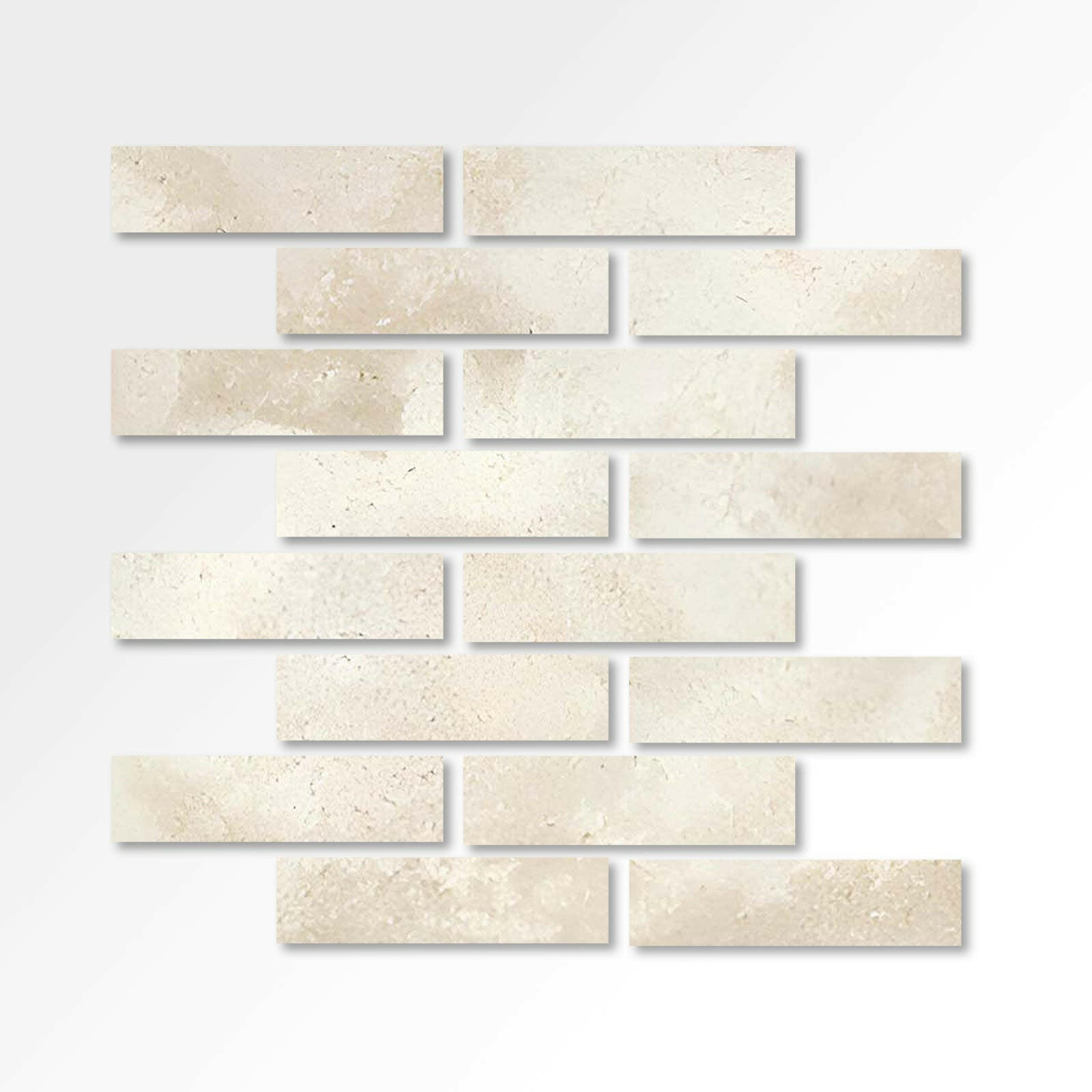 Special Cut | 3x12 Durango Cream Travertine Filled & Honed Tile Special Cut | 3x12 Durango Cream Travertine Filled & Honed Tile - American Tile Depot