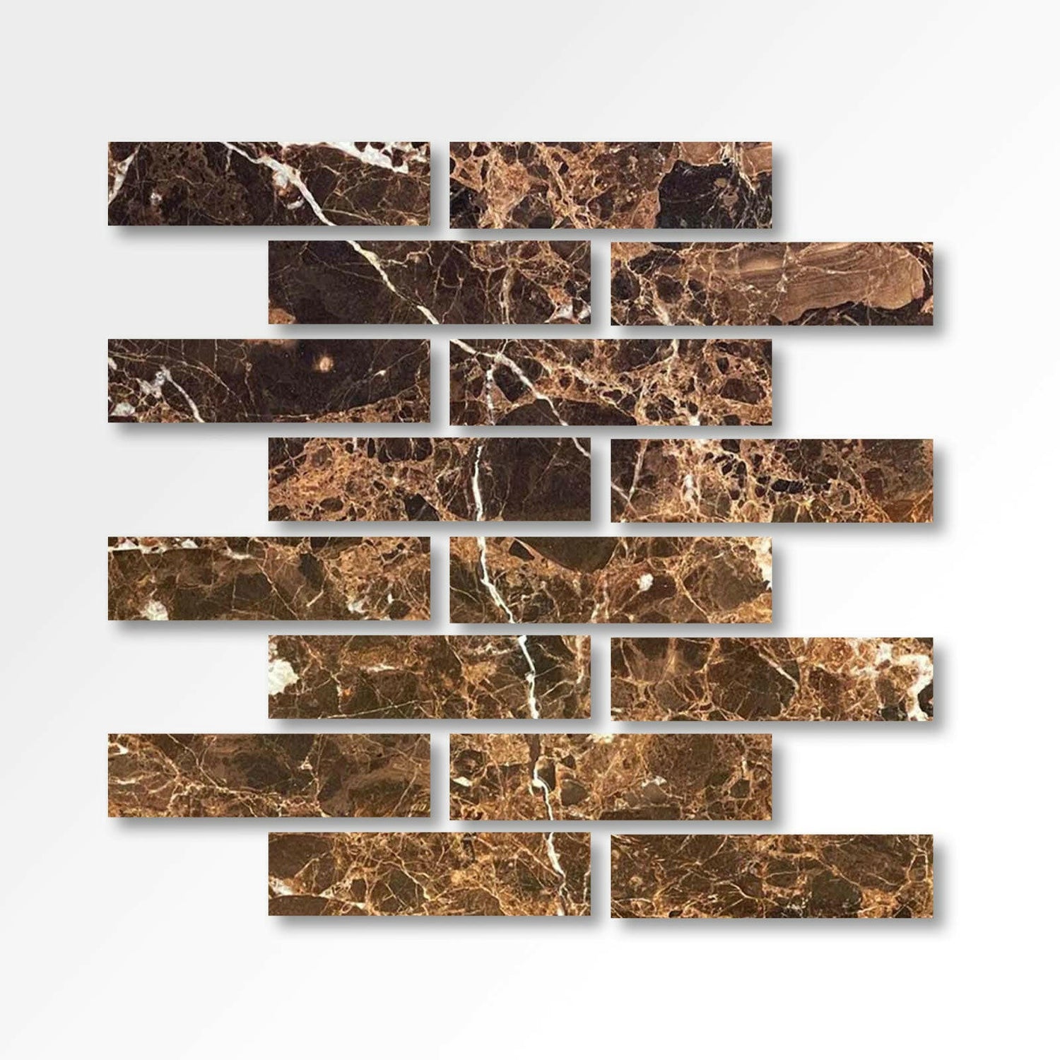 Special Cut | 3x12 Emperador Dark Marble Polished Tile Special Cut | 3x12 Emperador Dark Marble Polished Tile - American Tile Depot