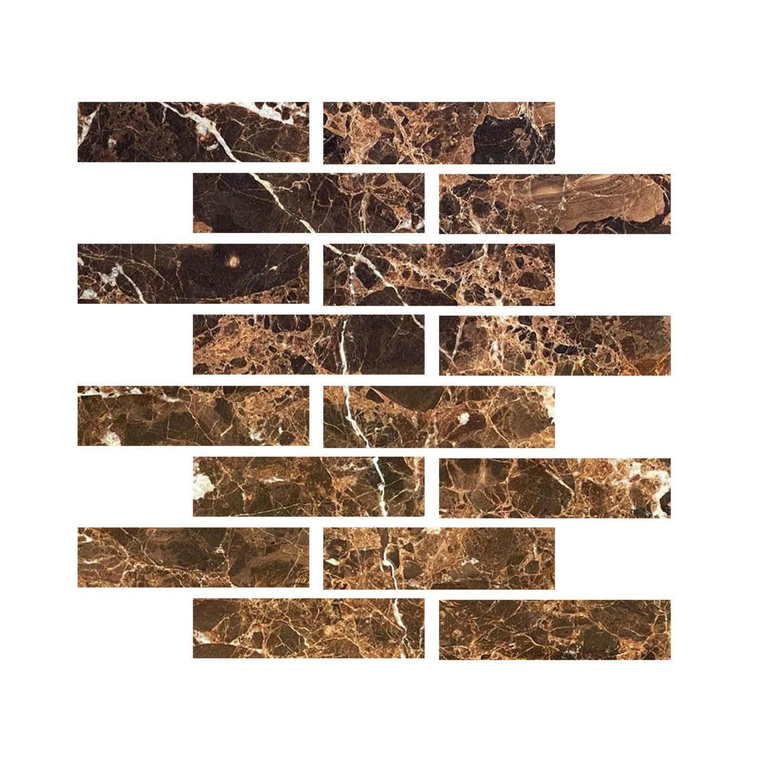 Special Cut | 3x12 Emperador Dark Marble Polished Tile Special Cut | 3x12 Emperador Dark Marble Polished Tile - American Tile Depot