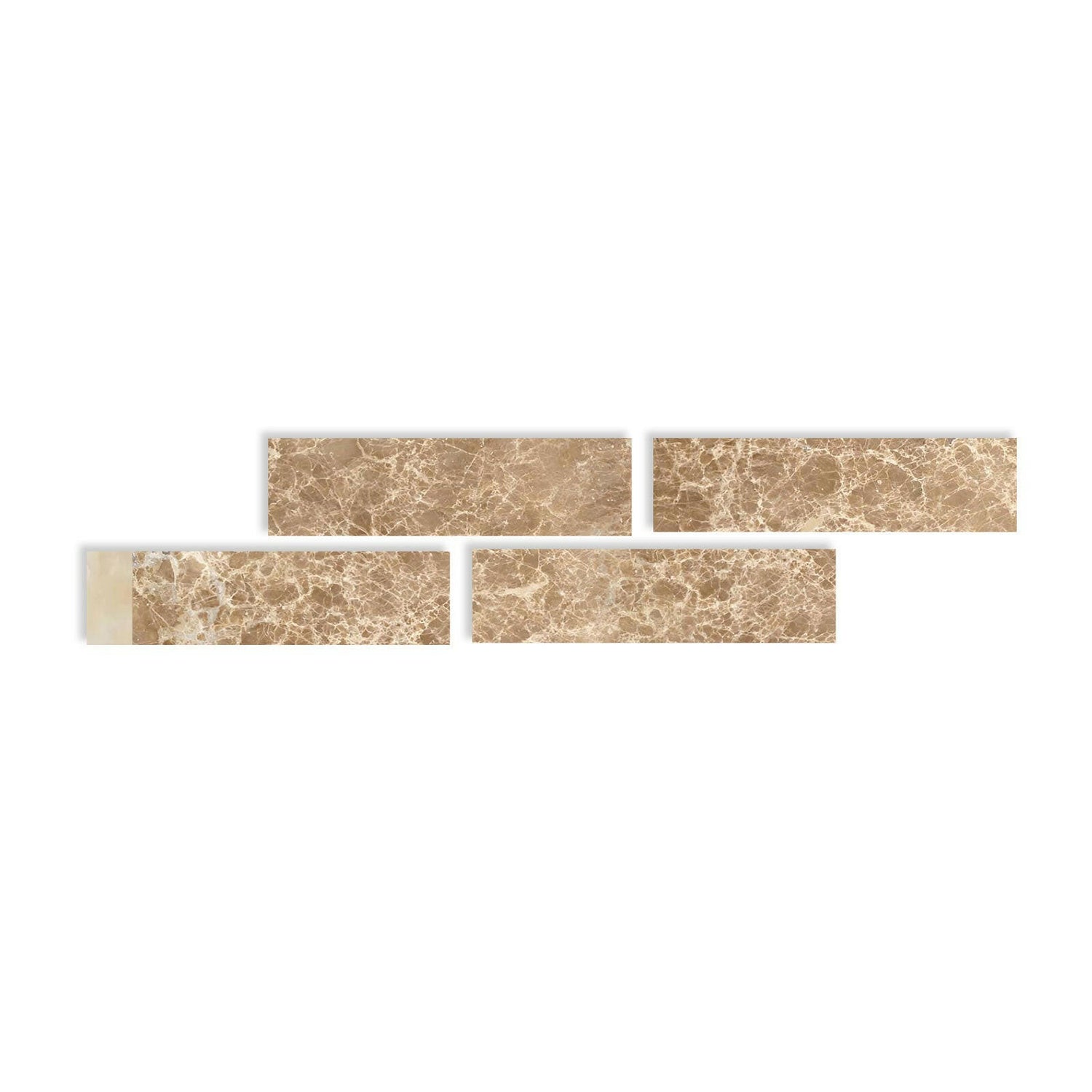 Special Cut | 3x12 Emperador Light Marble Polished Tile Special Cut | 3x12 Emperador Light Marble Polished Tile - American Tile Depot