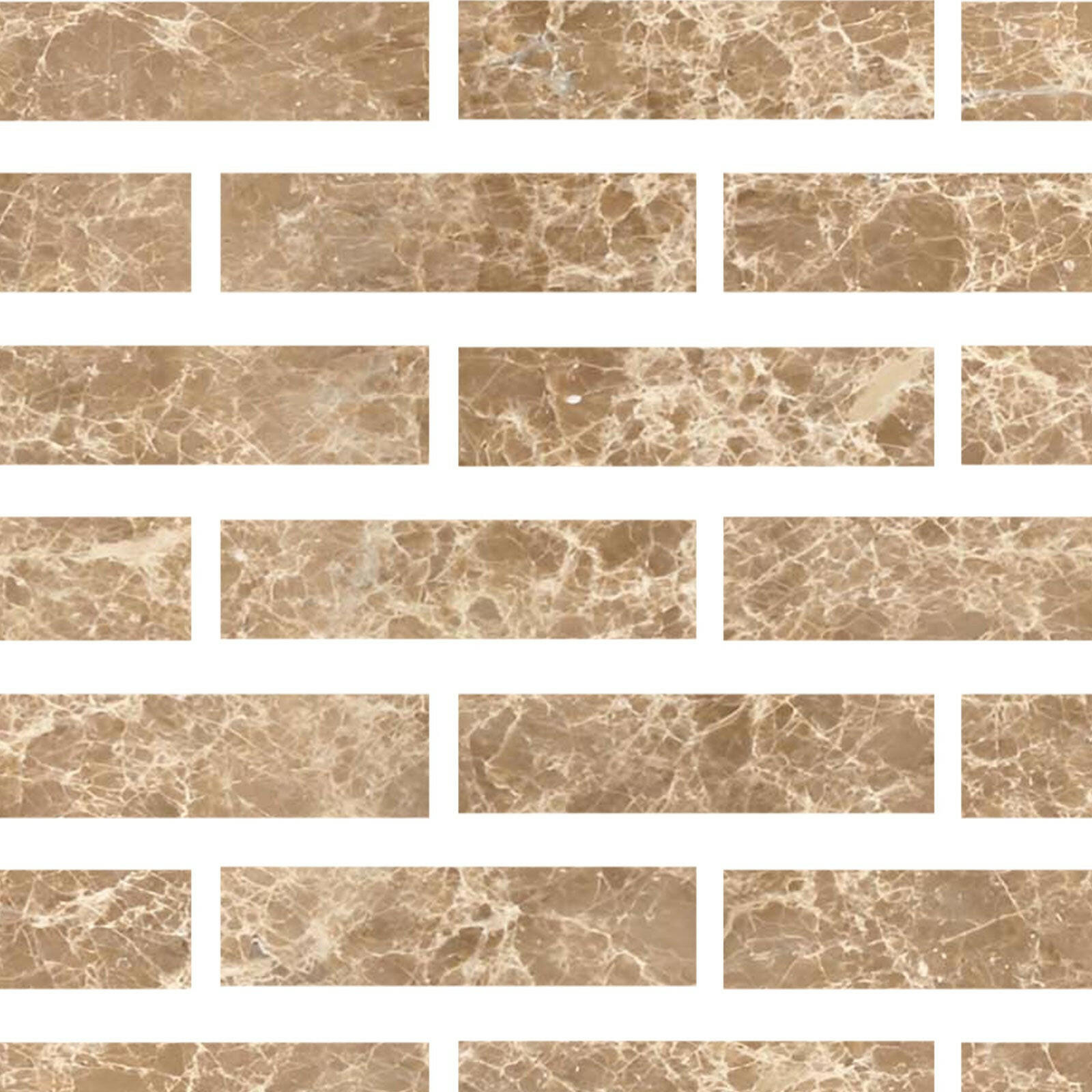 Special Cut | 3x12 Emperador Light Marble Polished Tile Special Cut | 3x12 Emperador Light Marble Polished Tile - American Tile Depot