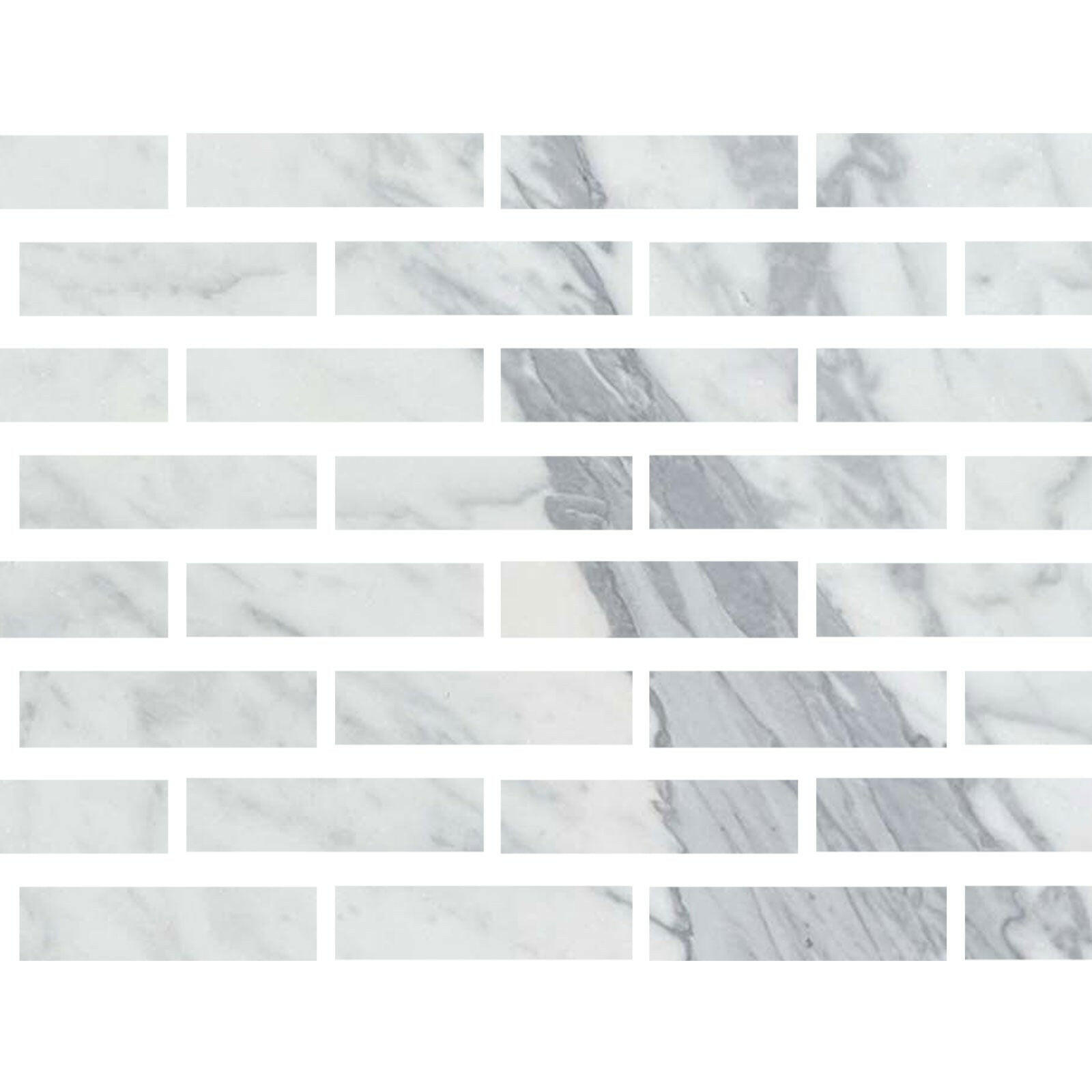Special Cut | 3x12 Italian Statuary White Marble Polished Tile Special Cut | 3x12 Italian Statuary White Marble Polished Tile - American Tile Depot