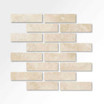 Special Cut | 3x12 Ivory Travertine Filled & Polished Tile - American Tile Depot