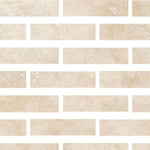 Special Cut | 3x12 Ivory Travertine Filled & Polished Tile - American Tile Depot