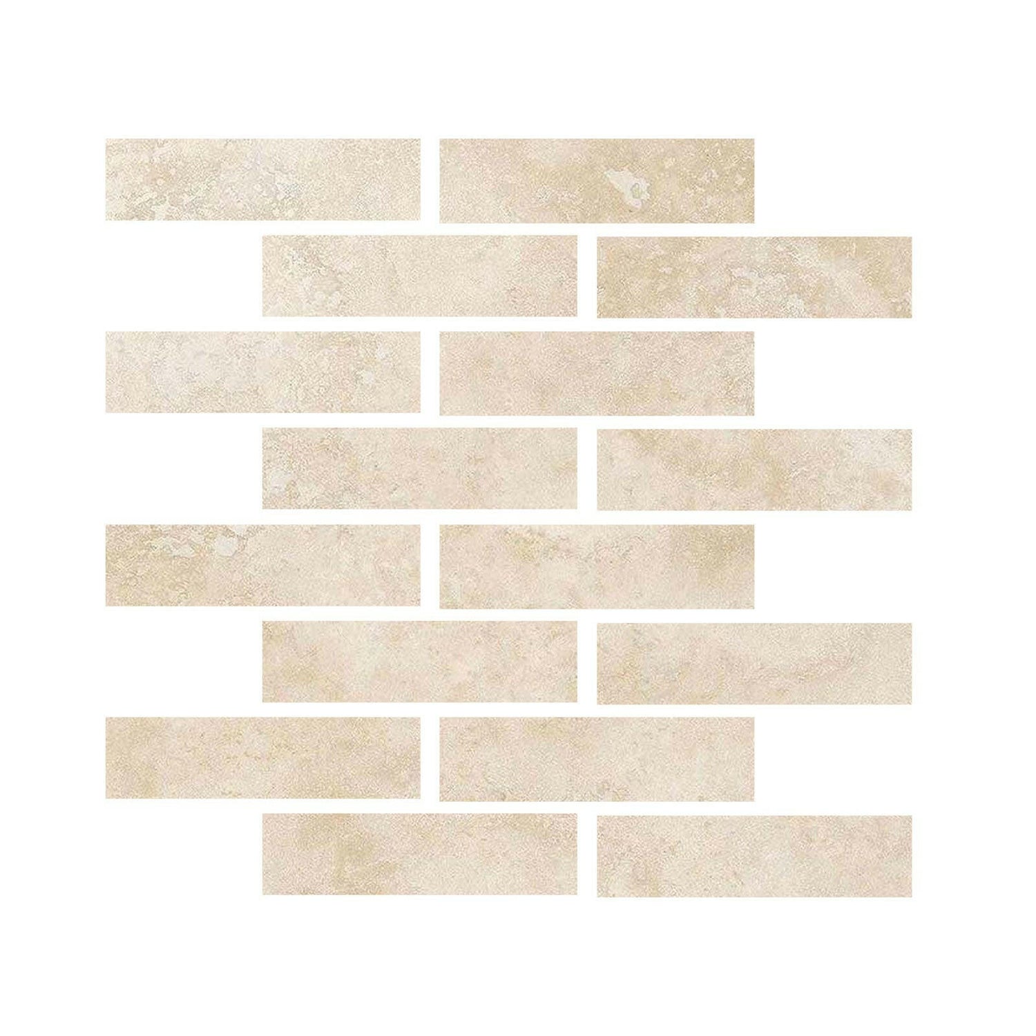 Special Cut | 3x12 Ivory Travertine Filled & Polished Tile Special Cut | 3x12 Ivory Travertine Filled & Polished Tile - American Tile Depot