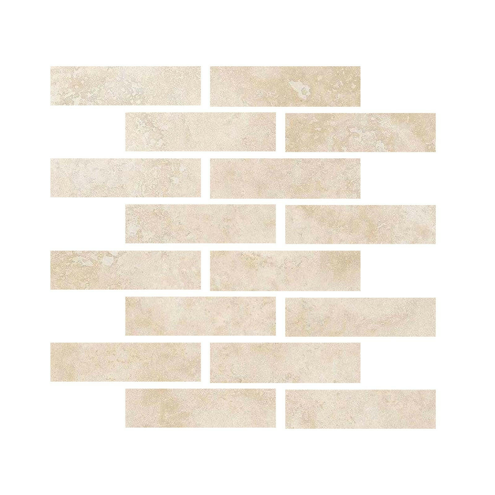 Special Cut | 3x12 Ivory Travertine Filled & Polished Tile - American Tile Depot