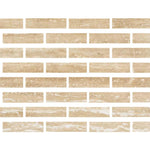 Special Cut | 3x12 Ivory Travertine Vein Cut Filled & Honed Tile Special Cut | 3x12 Ivory Travertine Vein Cut Filled & Honed Tile - American Tile Depot