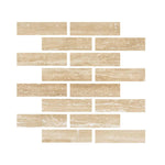 Special Cut | 3x12 Ivory Travertine Vein Cut Filled & Polished Tile Special Cut | 3x12 Ivory Travertine Vein Cut Filled & Polished Tile - American Tile Depot