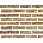 Special Cut | 3x12 Noce Exotic Travertine (Vein-Cut) Filled & Honed Tile Special Cut | 3x12 Noce Exotic Travertine (Vein-Cut) Filled & Honed Tile - American Tile Depot