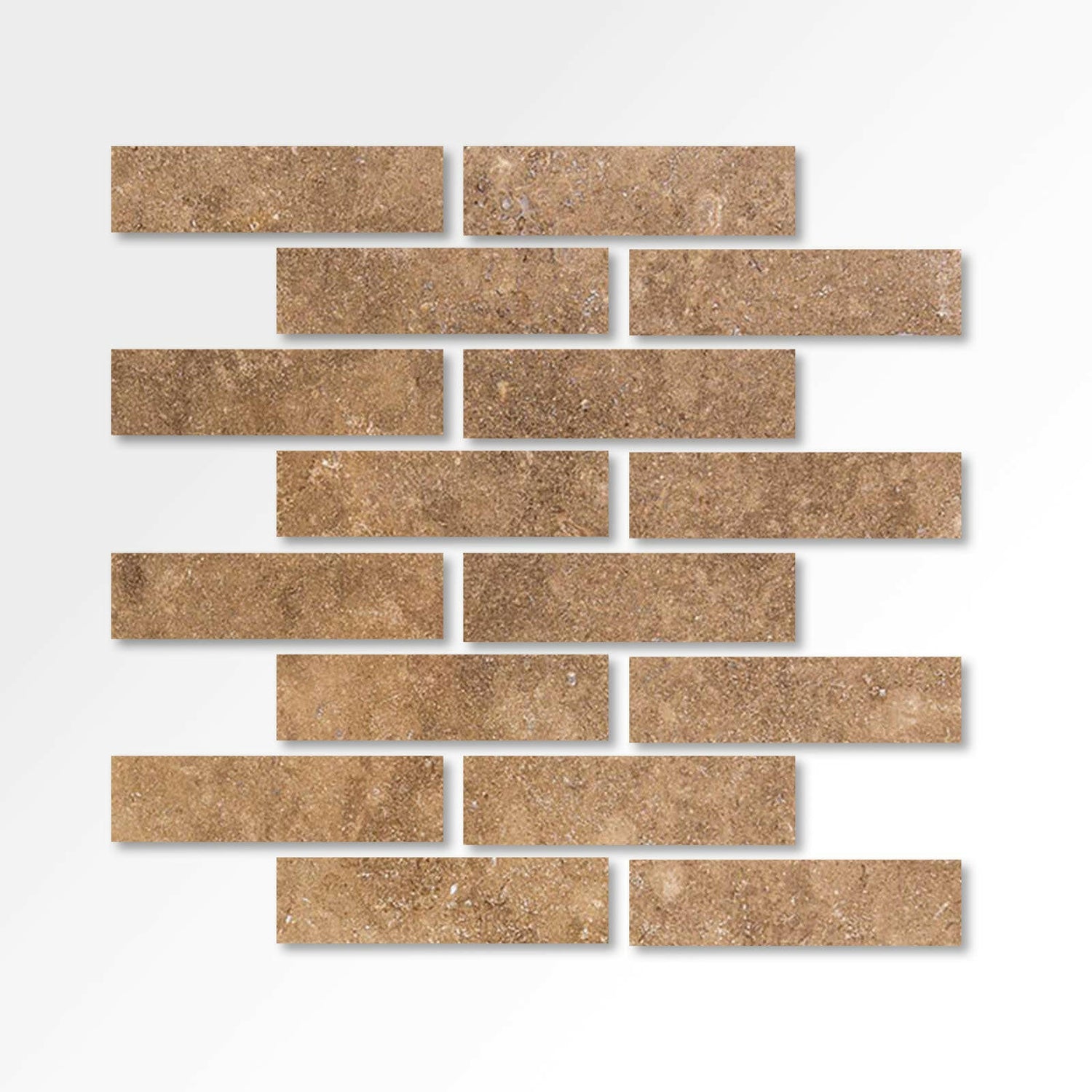 Special Cut | 3x12 Noce Travertine Filled & Honed Tile Special Cut | 3x12 Noce Travertine Filled & Honed Tile - American Tile Depot