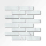 Special Cut | 3x12 Oriental White / Asian Statuary Marble Honed Tile Special Cut | 3x12 Oriental White / Asian Statuary Marble Honed Tile - American Tile Depot