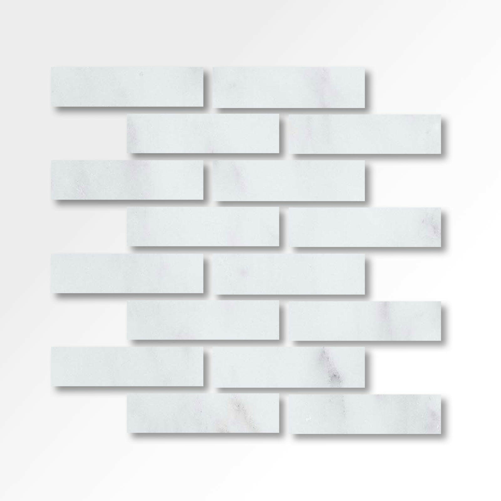 Special Cut | 3x12 Oriental White / Asian Statuary Marble Honed Tile Special Cut | 3x12 Oriental White / Asian Statuary Marble Honed Tile - American Tile Depot