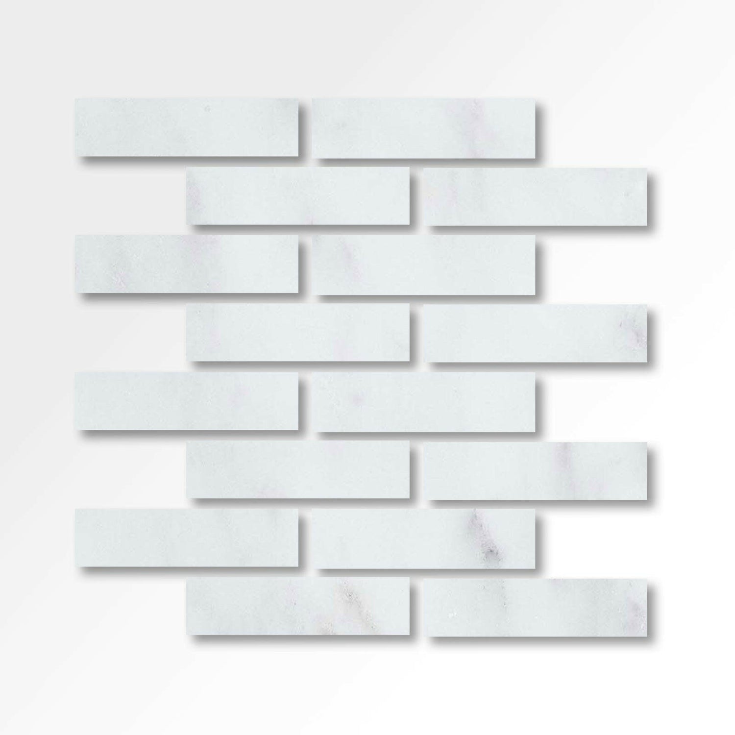 Special Cut | 3x12 Oriental White / Asian Statuary Marble Polished Tile Special Cut | 3x12 Oriental White / Asian Statuary Marble Polished Tile - American Tile Depot