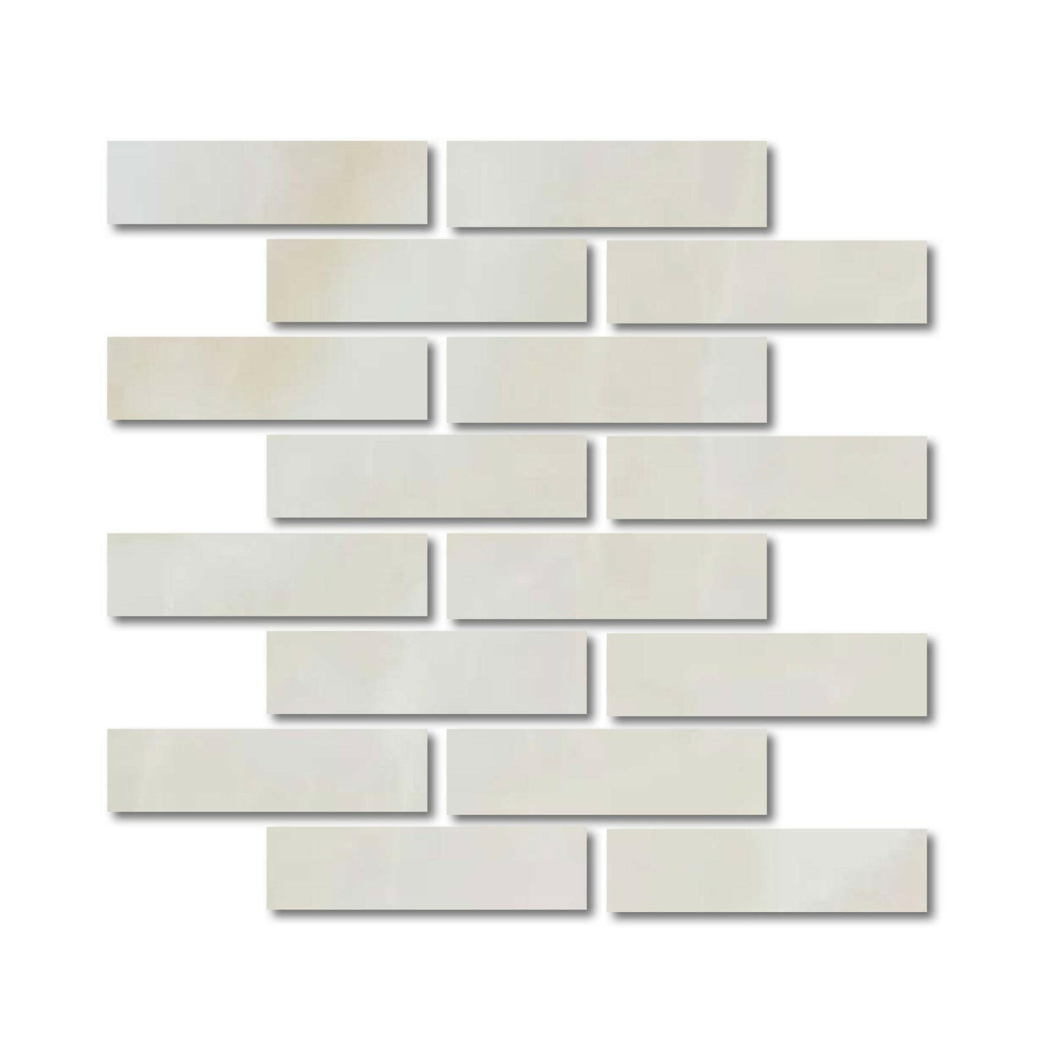 Special Cut | 3x12 Premium White Onyx CROSS-CUT Polished Tile Special Cut | 3x12 Premium White Onyx CROSS-CUT Polished Tile - American Tile Depot