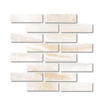 Special Cut | 3x12 Premium White Onyx VEIN-CUT Polished Tile - American Tile Depot