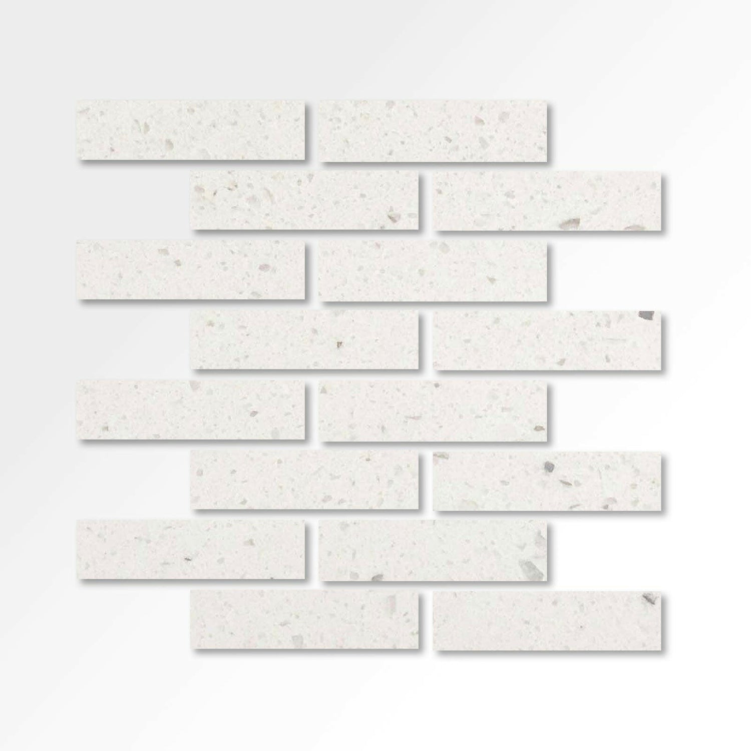 Special Cut | 3x12 Terrazzo Silver Marble Polished Tile Special Cut | 3x12 Terrazzo Silver Marble Polished Tile - American Tile Depot