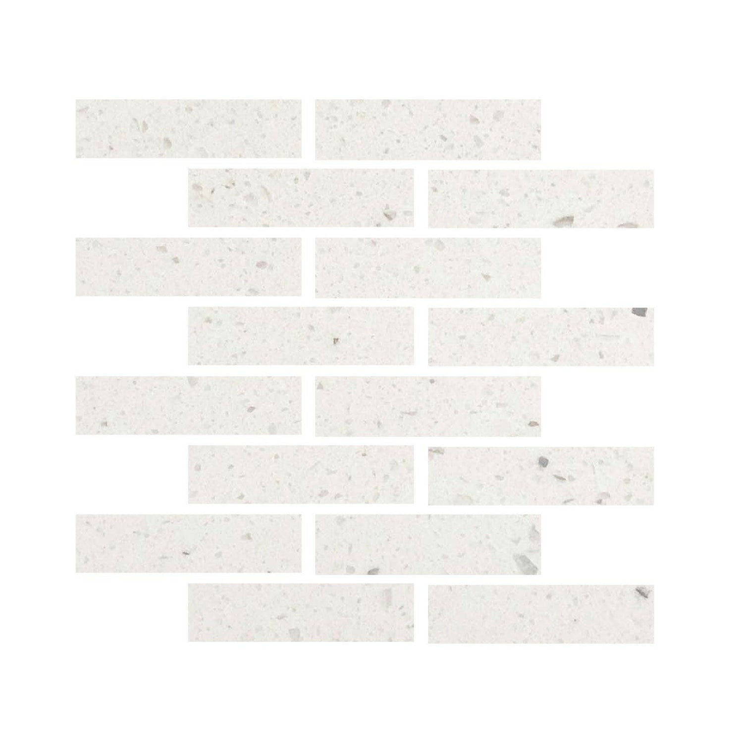 Special Cut | 3x12 Terrazzo Silver Marble Polished Tile Special Cut | 3x12 Terrazzo Silver Marble Polished Tile - American Tile Depot