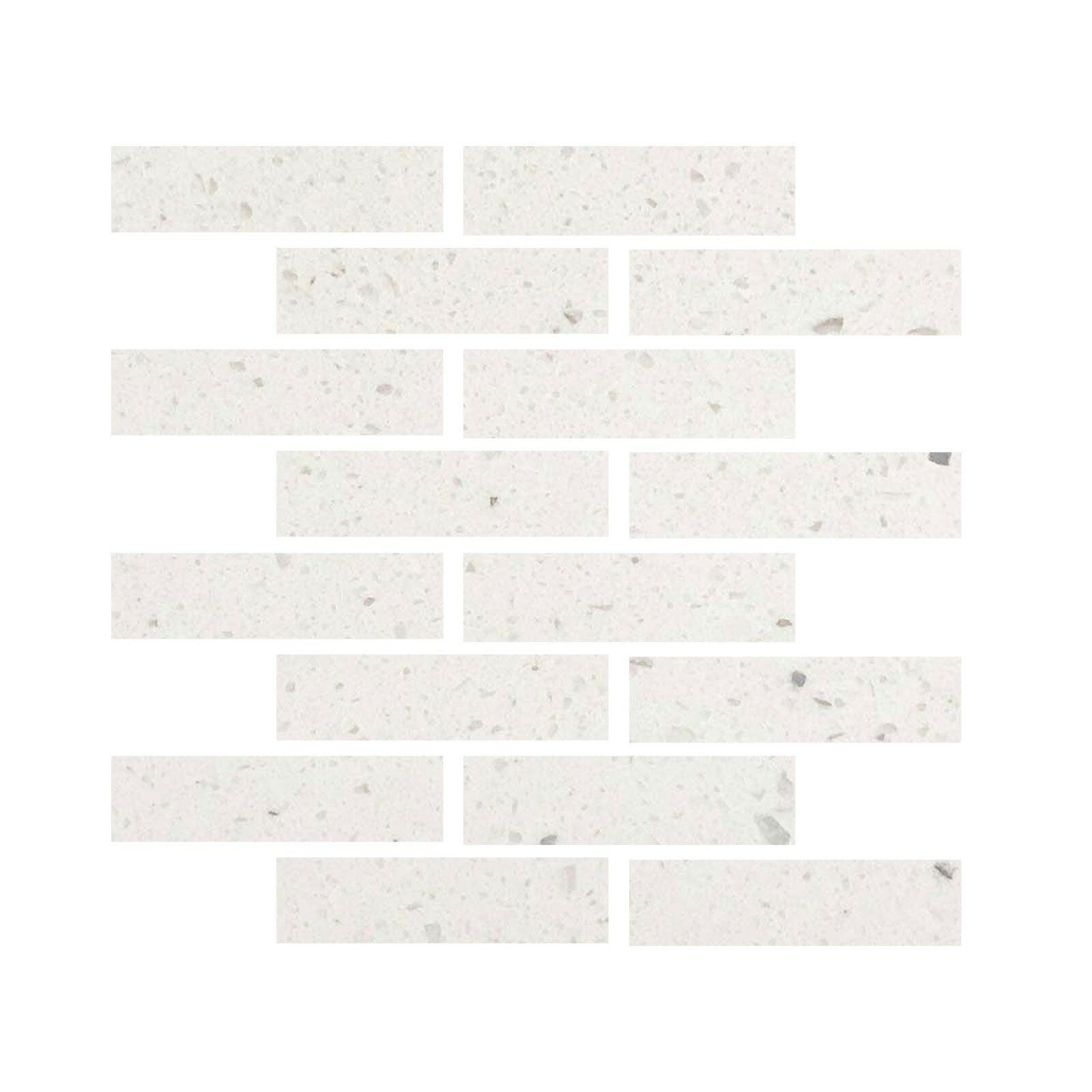 Special Cut | 3x12 Terrazzo Silver Marble Polished Tile Special Cut | 3x12 Terrazzo Silver Marble Polished Tile - American Tile Depot