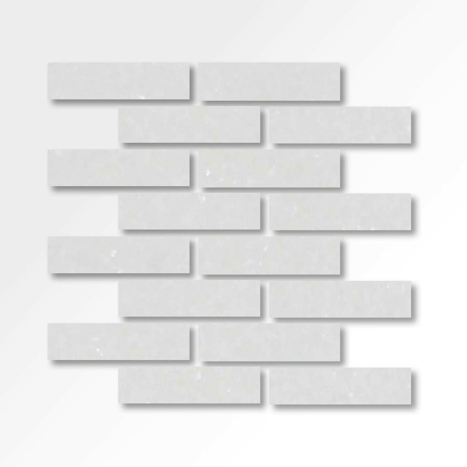 Special Cut | 3x12 Thassos White Marble Polished Tile - American Tile Depot