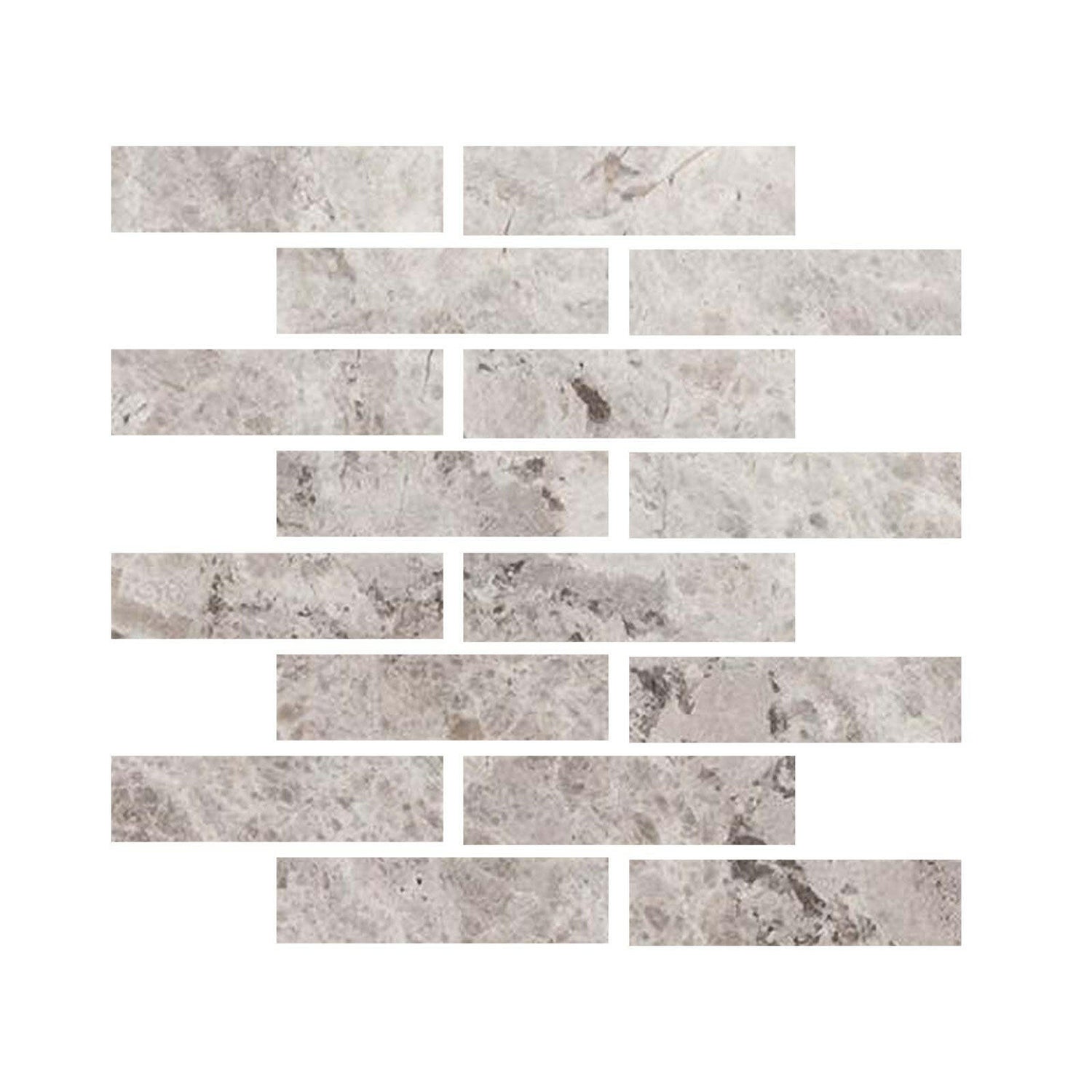 Special Cut | 3x12 Tundra Gray (Atlantic Gray) Marble Honed Tile Special Cut | 3x12 Tundra Gray (Atlantic Gray) Marble Honed Tile - American Tile Depot