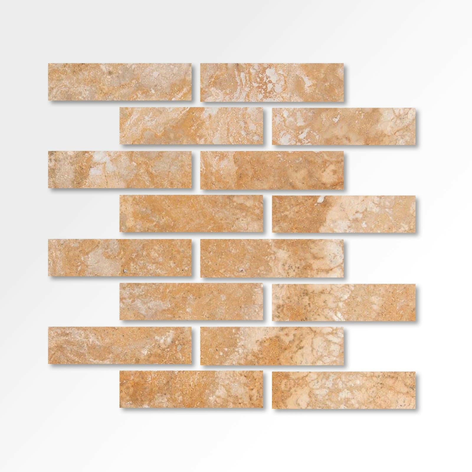 Special Cut | 3x12 Valencia Travertine Filled & Honed Tile Special Cut | 3x12 Valencia Travertine Filled & Honed Tile - American Tile Depot