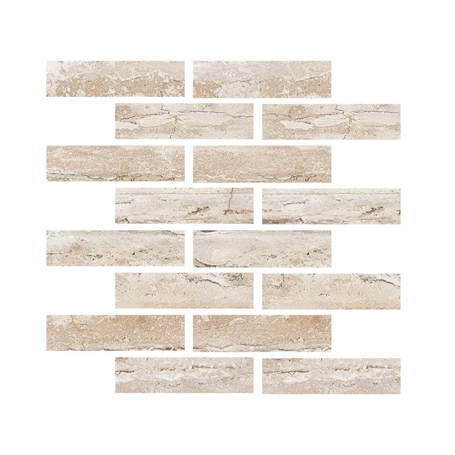Special Cut | 3x12 Valerenga Travertine Filled & Honed Tile Special Cut | 3x12 Valerenga Travertine Filled & Honed Tile - American Tile Depot
