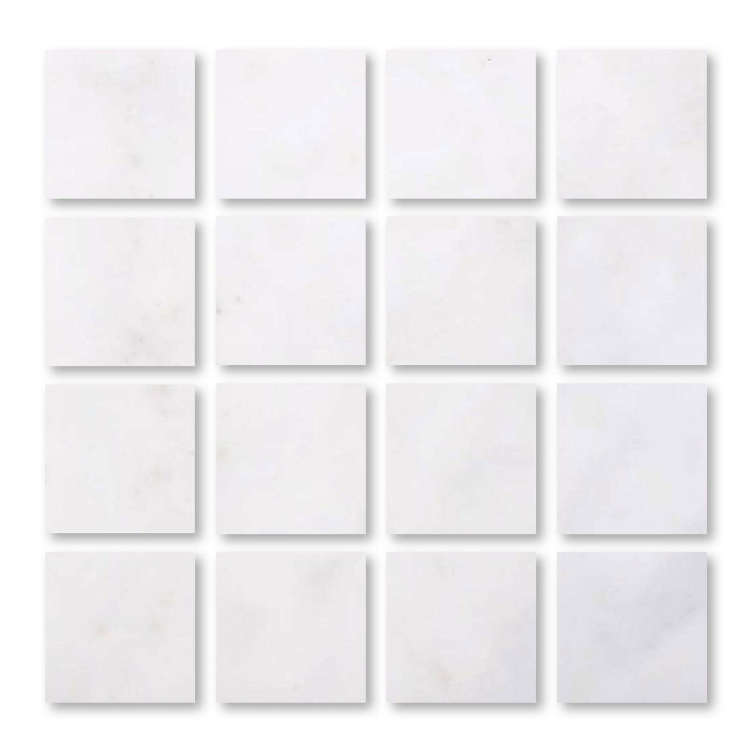Special Cut | 3x3 Afyon White Marble Polished Tile Special Cut | 3x3 Afyon White Marble Polished Tile - American Tile Depot