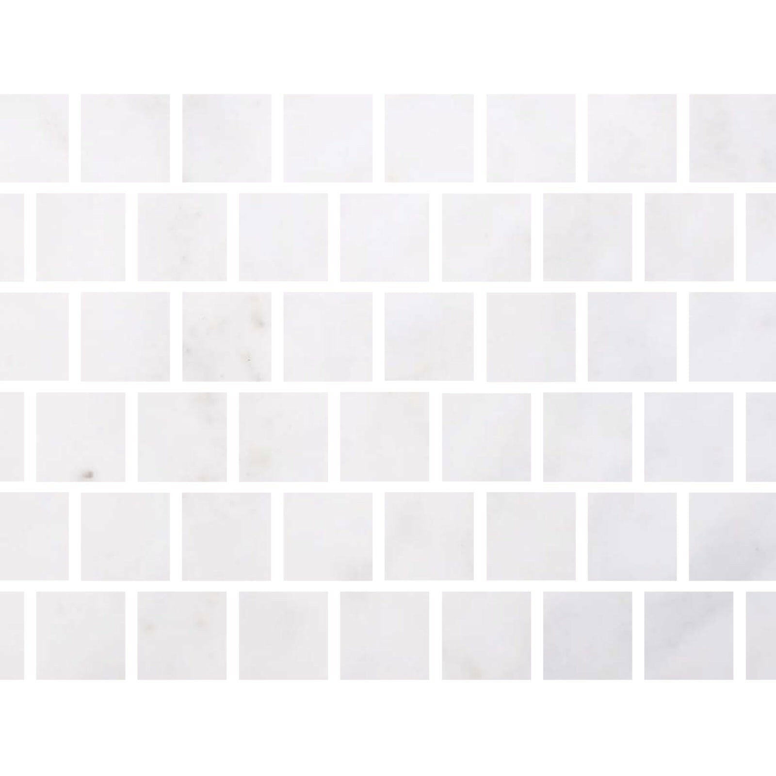 Special Cut | 3x3 Afyon White Marble Polished Tile Special Cut | 3x3 Afyon White Marble Polished Tile - American Tile Depot
