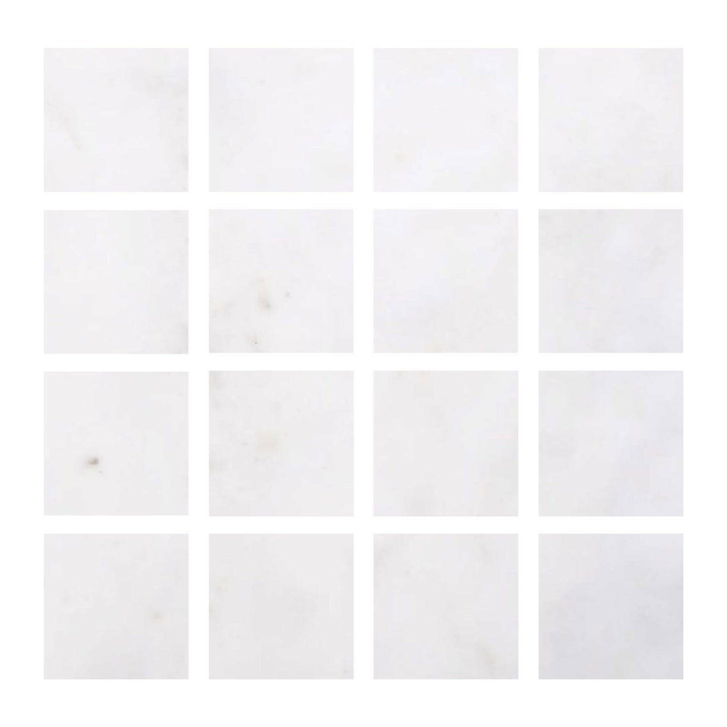 Special Cut | 3x3 Afyon White Marble Polished Tile Special Cut | 3x3 Afyon White Marble Polished Tile - American Tile Depot
