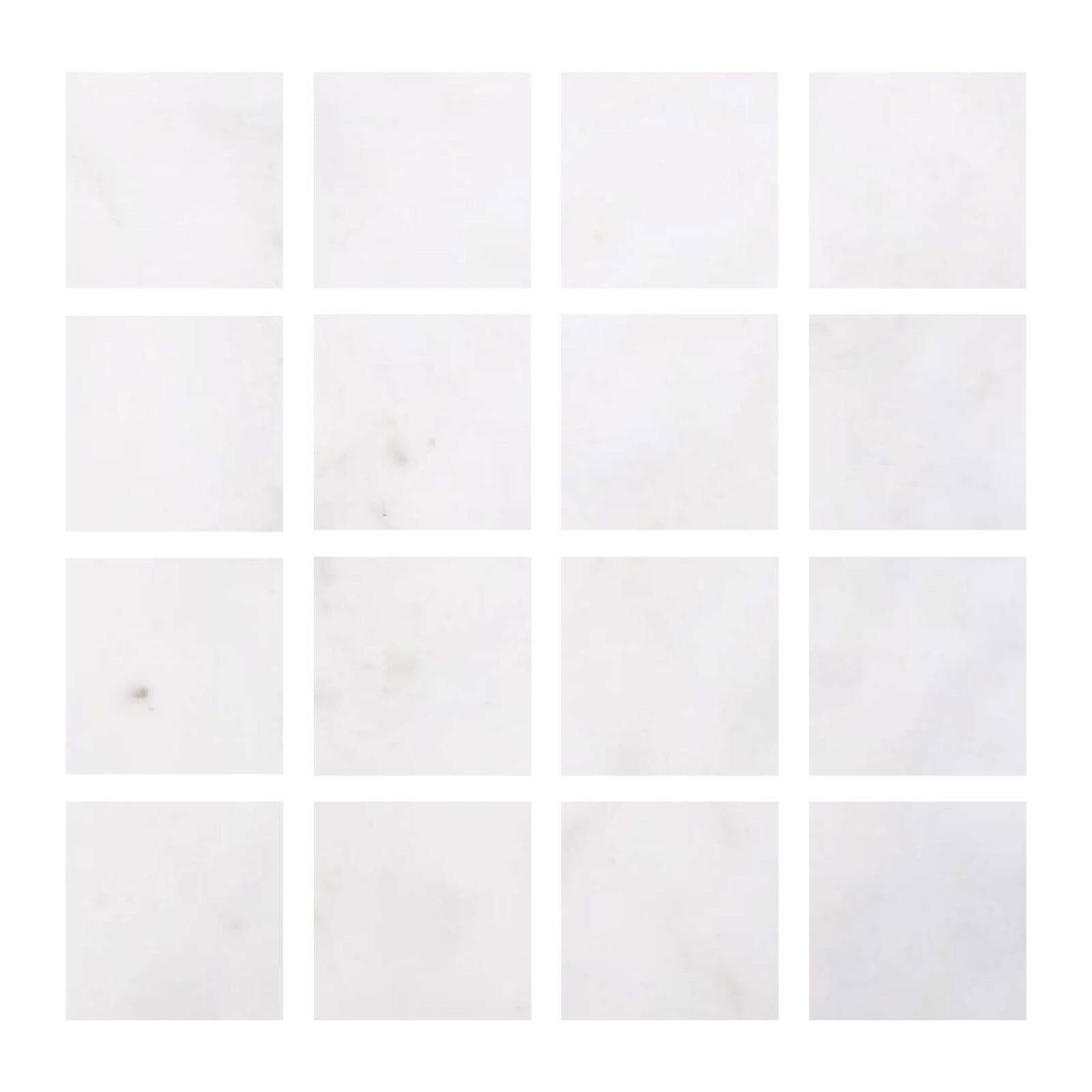 Special Cut | 3x3 Afyon White Marble Polished Tile Special Cut | 3x3 Afyon White Marble Polished Tile - American Tile Depot