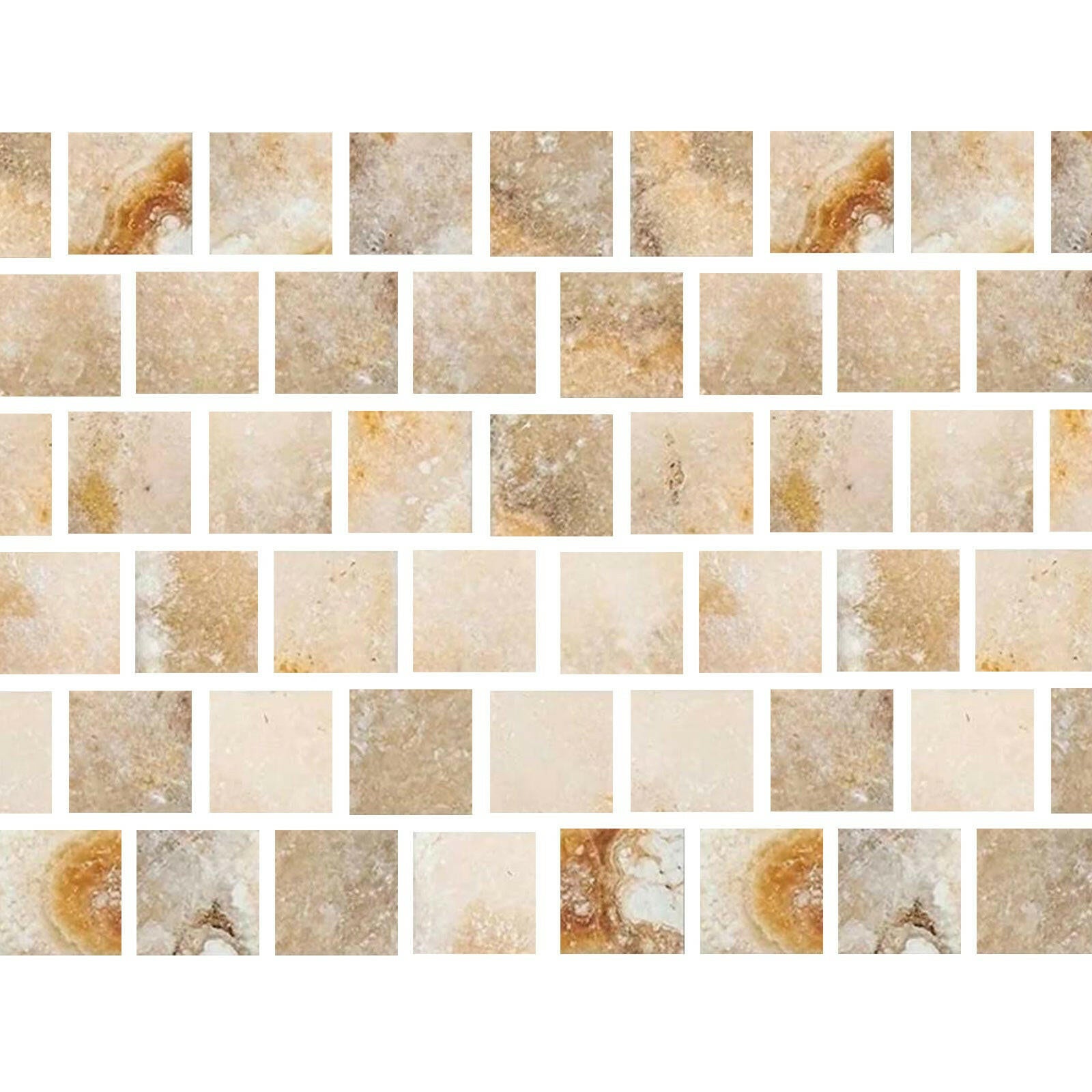 Special Cut | 3x3 Antico Onyx Travertine Filled & Honed Tile Special Cut | 3x3 Antico Onyx Travertine Filled & Honed Tile - American Tile Depot