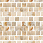 Special Cut | 3x3 Antico Onyx Travertine Filled & Honed Tile Special Cut | 3x3 Antico Onyx Travertine Filled & Honed Tile - American Tile Depot