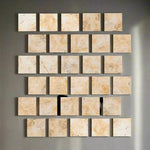 Special Cut | 3x3 Antico Onyx Travertine Filled & Polished Tile Special Cut | 3x3 Antico Onyx Travertine Filled & Polished Tile - American Tile Depot